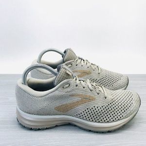 Brooks Revel 2 Womens‎ Size 8 Running Shoes Gray Mesh trail Shoes 1202811B131